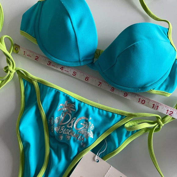 D&G Y2K Halter Tie String Bikini Set - Picture 8 of 16